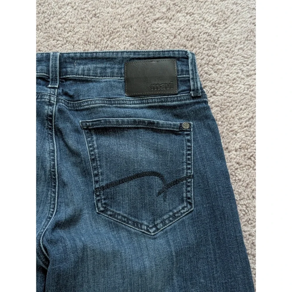 Mavi Marcus Slim Straight Leg Jeans Mens 33x32 (Fits 33x30) Blue Denim Med Wash - Picture 8 of 15